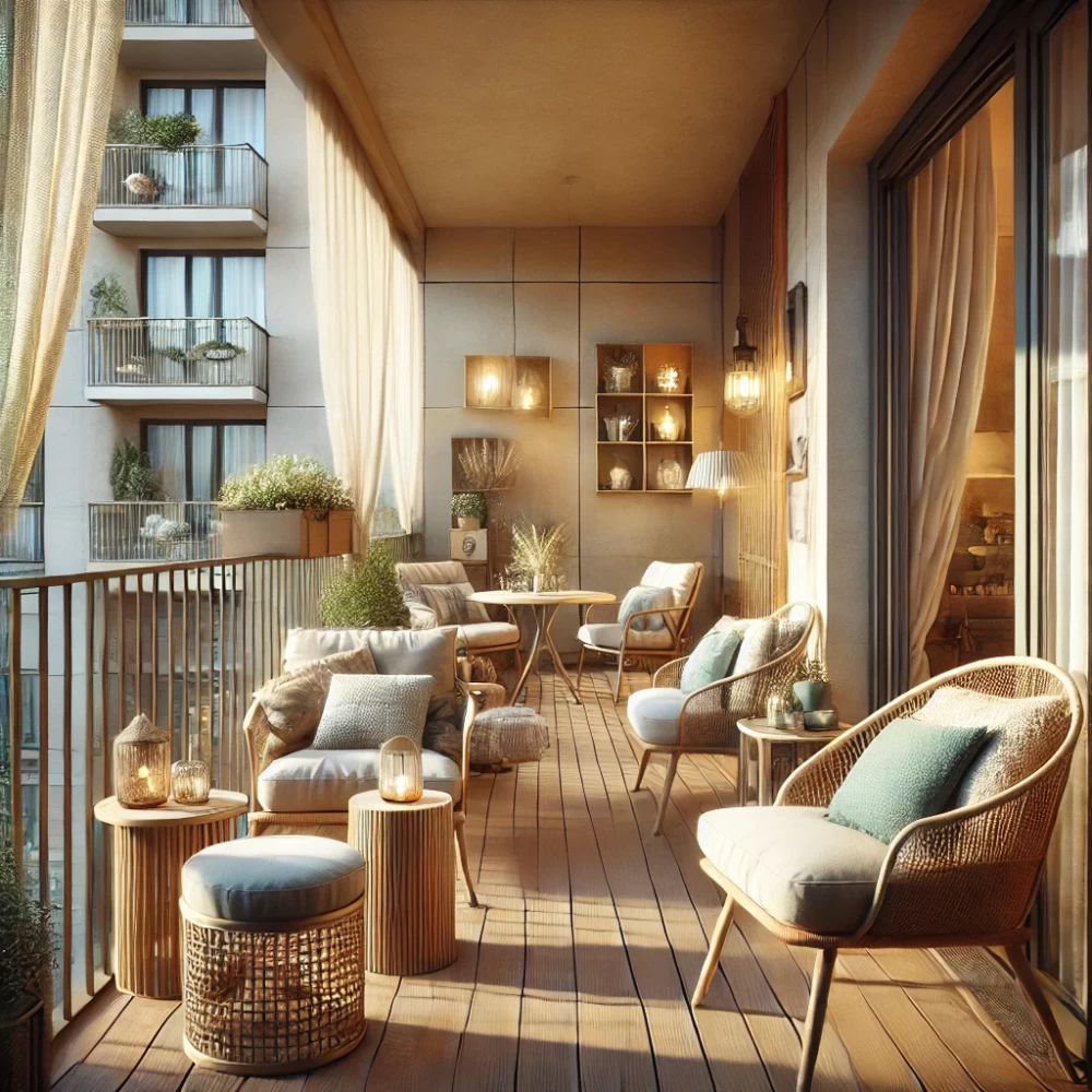 Modern Balkon Dekorasyon Fikirleri Görsel 21