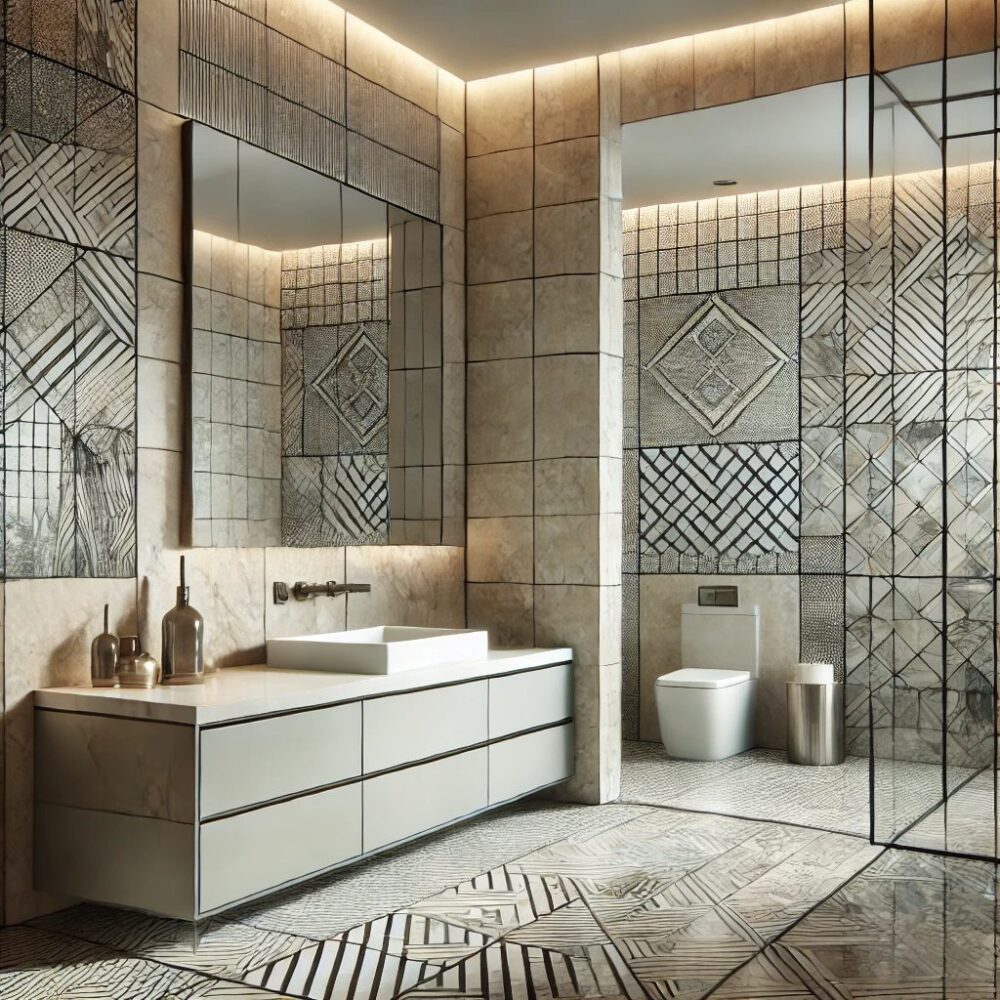 Modern Banyo Dekorasyon Fikirleri Görsel 9